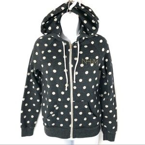 Alternative Earth Polka Dot Zip Up Hoodie NHiM